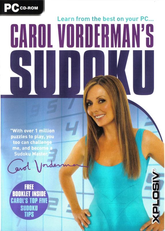 Carol Vorderman's Sudoku box art for Playstation 2
